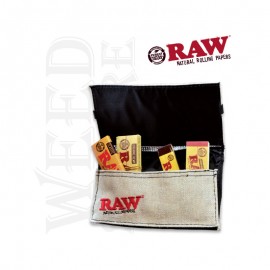 Lot De 10 Cendriers De Poche RAW - Fermeture Bouton, Intérieur Ignifuge, Portable (8.5x7.5 Cm)