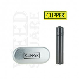 Briquet Clipper métal WEED - Livré avec étui